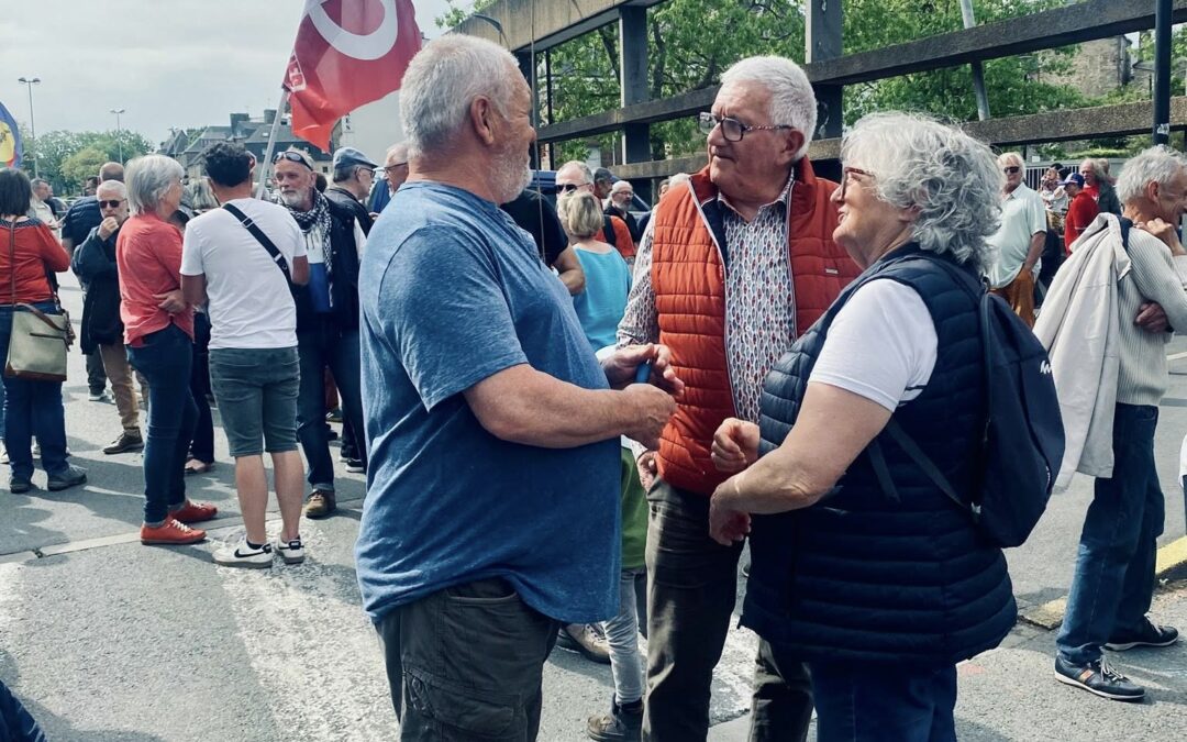 Au rassemblement du 1er mai à Guingamp