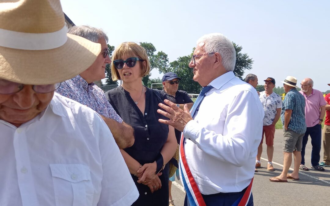 À Trémel pour inaugurer le Parc Jean-Marie Corre