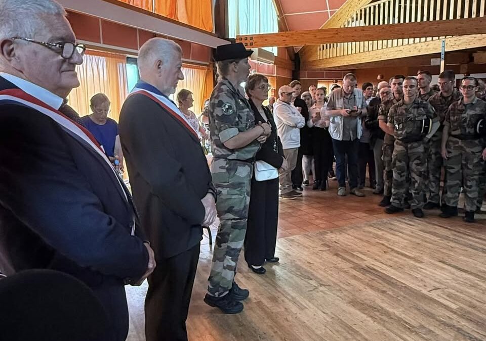 À la cérémonie commémorative de Kerhamon, sur la commune de Duault !