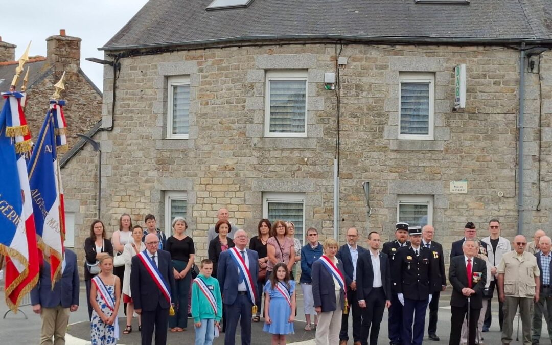 À la cérémonie commémorative du Maquis de Plouisy