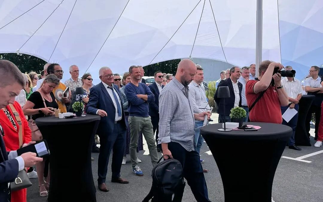 À Plérin pour inaugurer la nouvelle Maison du Bâtiment