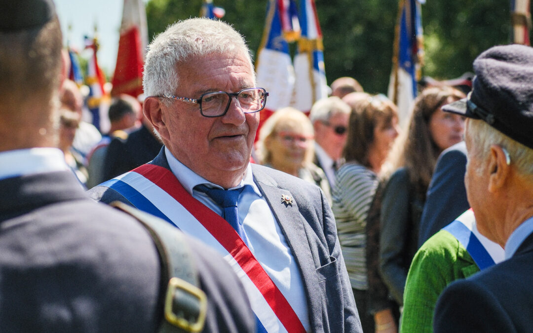 À la commémoration de la fin des hostilités de la guerre à La Pie en Paule