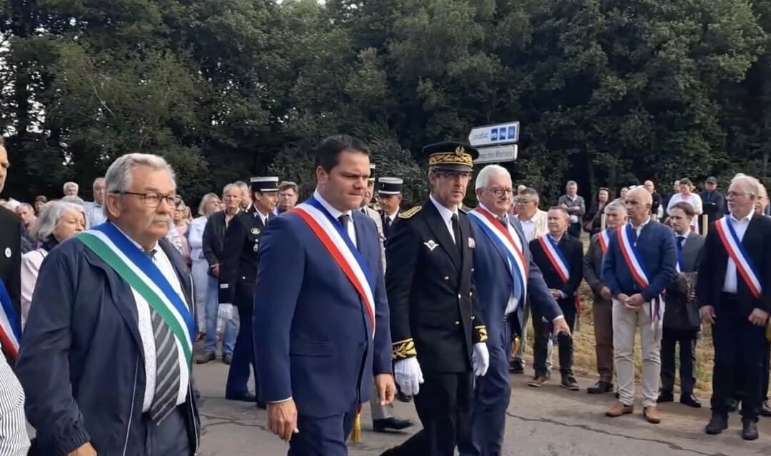 À la cérémonie de la Butte Rouge, à Plœuc-L’Hermitage !