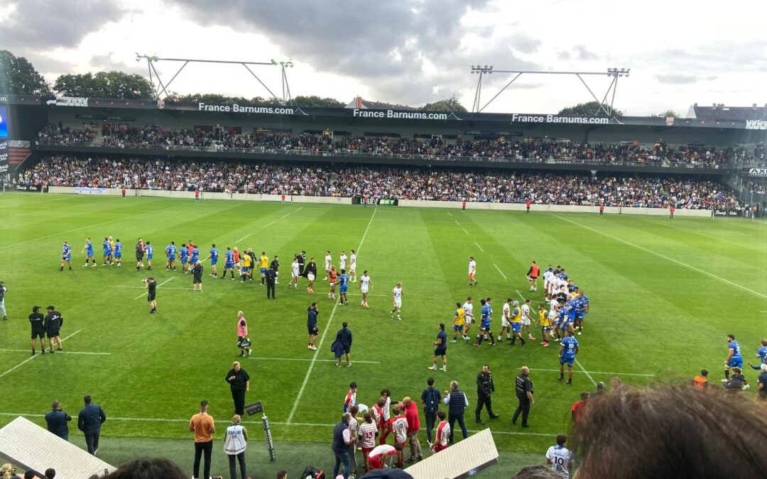 Au Roudourou pour le premier match de rugby de son histoire !