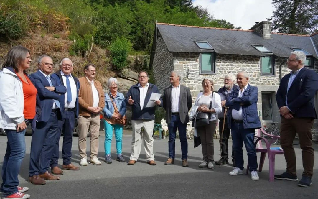 À l’inauguration des travaux de re-naturation du Léguer !
