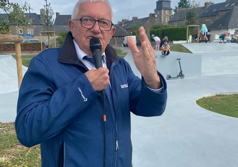 À l’inauguration du streetpark de Lanvallay !