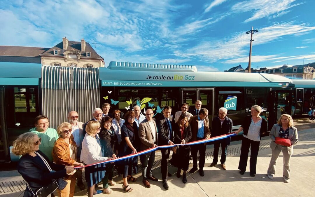 Inauguration de la ligne de bus TEO reliant l’est et l’ouest de Saint-Brieuc !