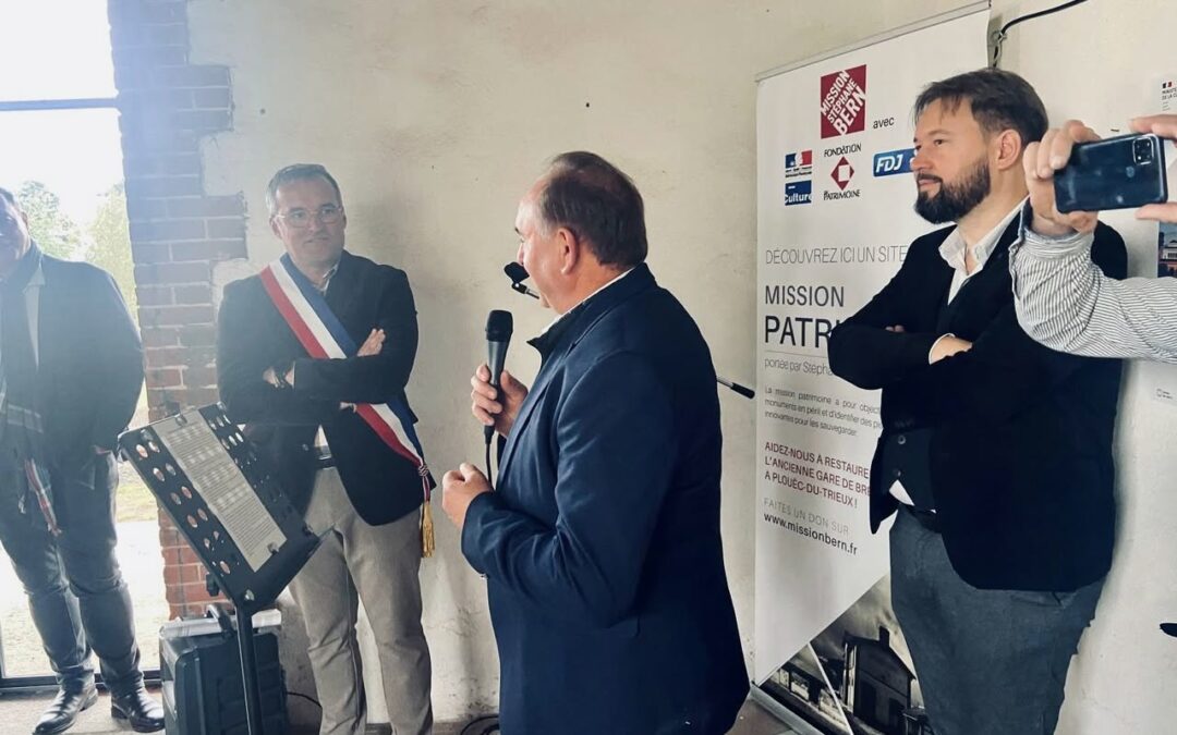 À la gare de Brélidy-Plouëc pour les journées européennes du patrimoine