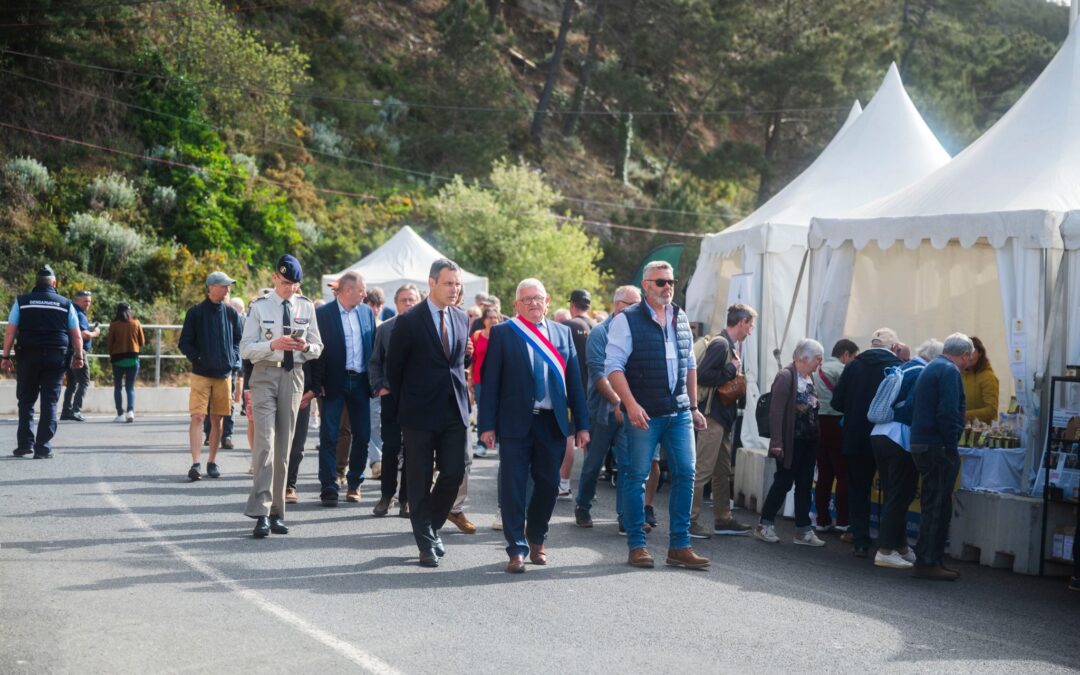 À l’inauguration de la fête de la coquille Saint-Jacques à Erquy